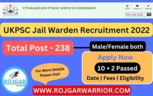 Uttarakhand Jail Warden Recruitment