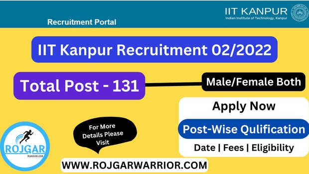 IIT Kanpur Recruitment 2022