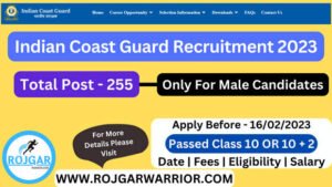 Coast guard recruitment 2023