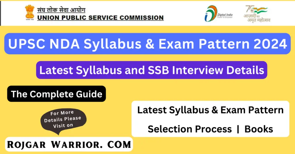 UPSC CDS Syllabus 2024