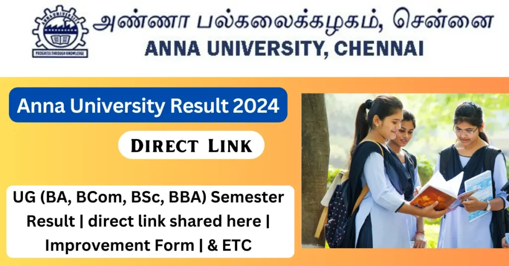 Anna University Result 2024