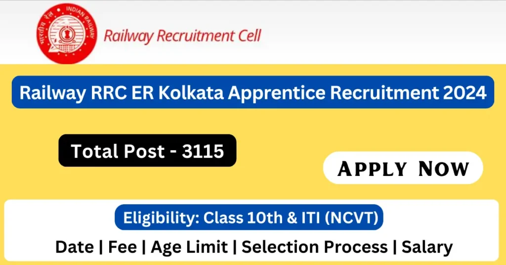 RRC ER Apprentice Recruitment 2024