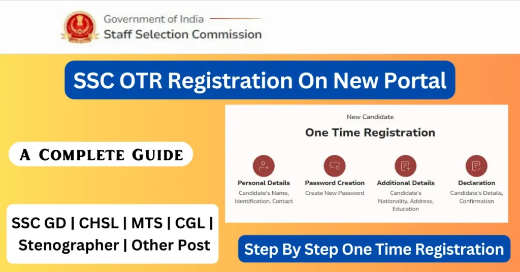 SSC OTR Registration