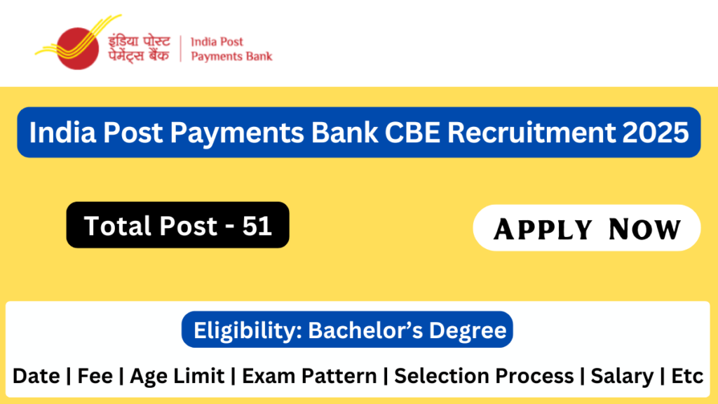 IPPB CBE Recruitment 2025
