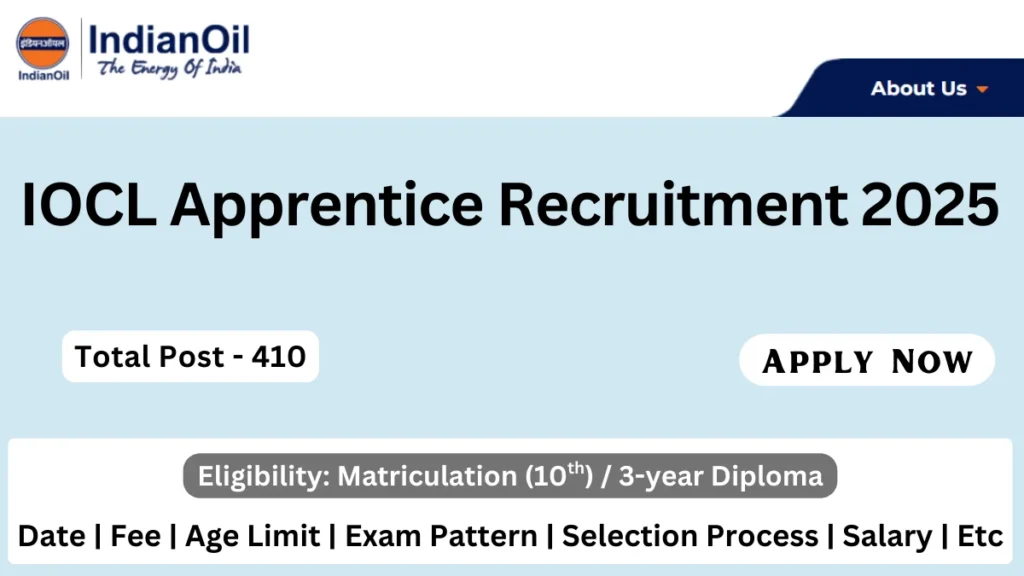 IOCL Apprentice Recruitment 2025
