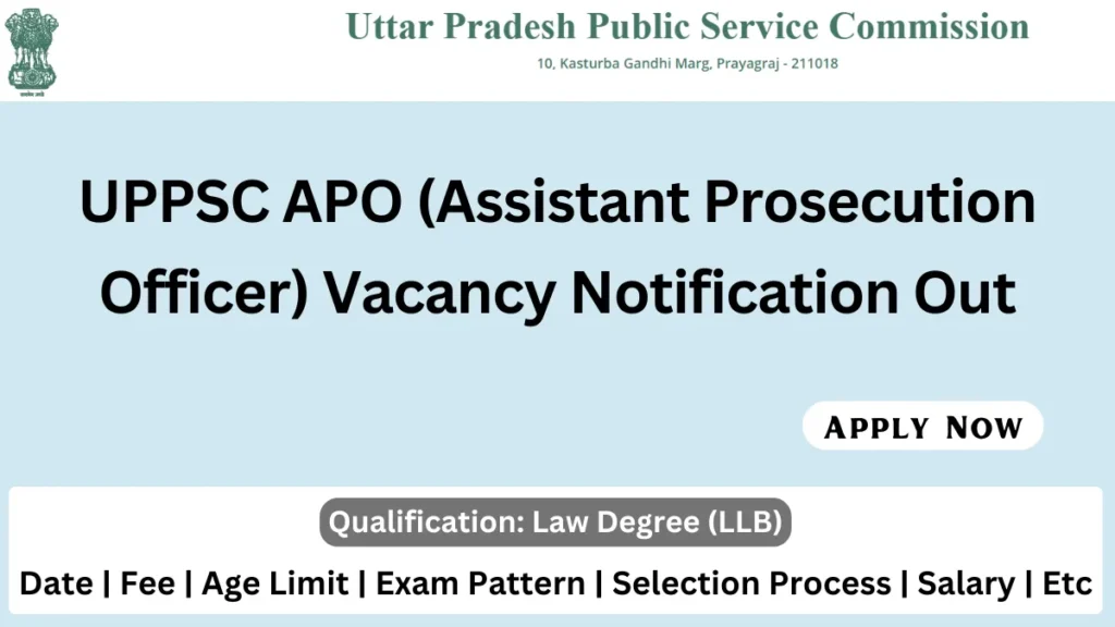 UPPSC APO Recruitment