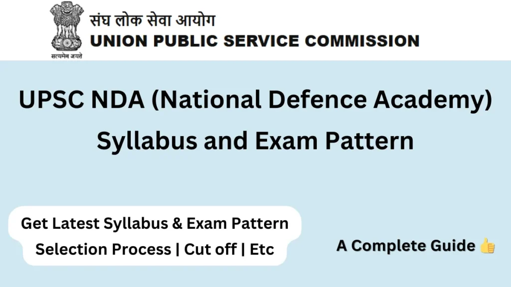 UPSC NDA Syllabus