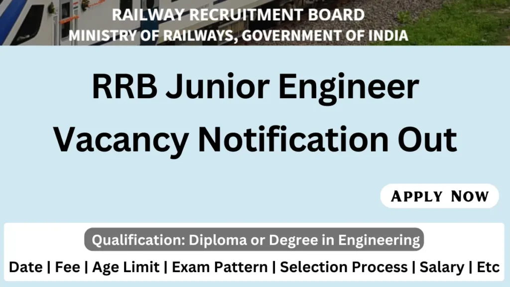 RRB Junior Engineer Recruitment
