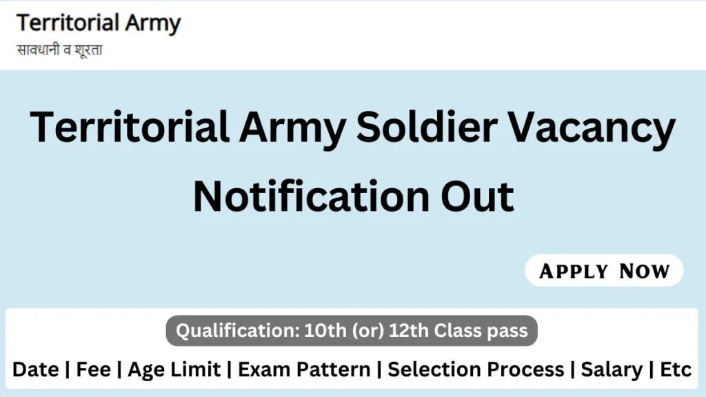 Territorial Army Soldier Recruitment