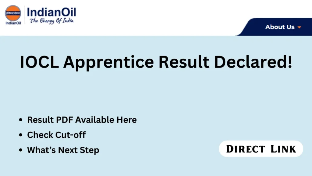 IOCL Apprentice Result