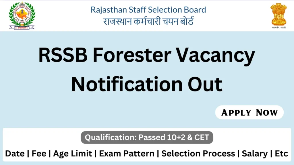 RSSB Forester Recruitment